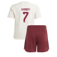 Camiseta Bayern Munich Serge Gnabry #7 Tercera Equipación Replica 2023-24 para niños mangas cortas (+ Pantalones cortos)